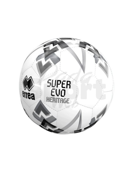 ERREA SUPER EVO HERITAGE PALLONE BIANCO GRIGIO NERO