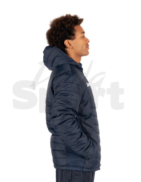 Zeus Start  Giubbotto Imbottito Blu con Cappuccio