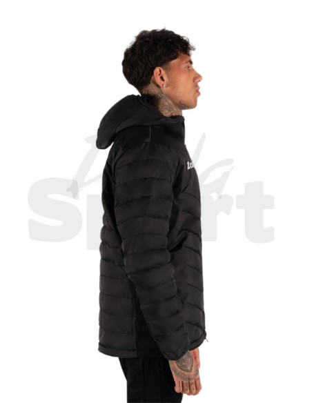 Zeus Start  Giubbotto Imbottito Nero con Cappuccio