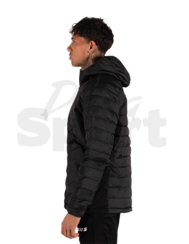 Zeus Start  Giubbotto Imbottito Nero con Cappuccio