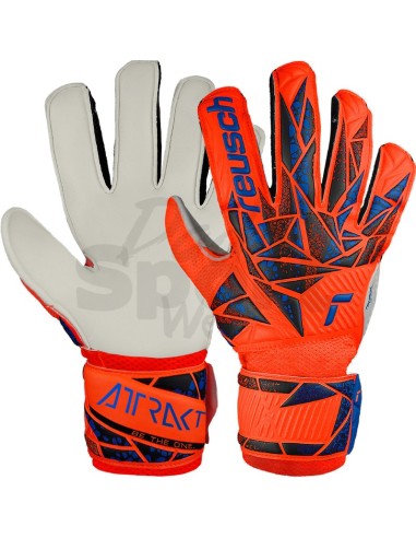 Reusch Attrakt Solid Junior Arancio Flo -...