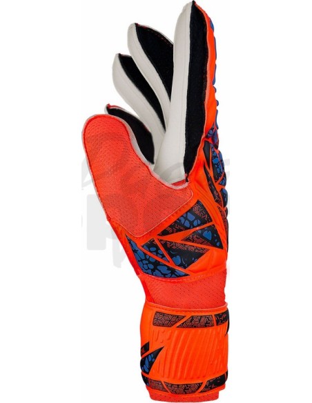 Reusch Attrakt Solid Junior Arancio Flo - Guanti da Portiere Bambino Resistenti