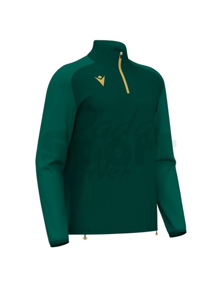 MACRON FELPA ISEN VERDE BOTTIGLIA ORO