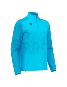 MACRON FELPA ISEN CELESTE FLUO 2