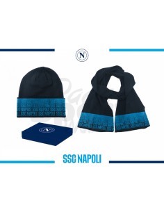 SET SCIARPA E CAPPELLO SKIPPER JACQUARD LOGATO