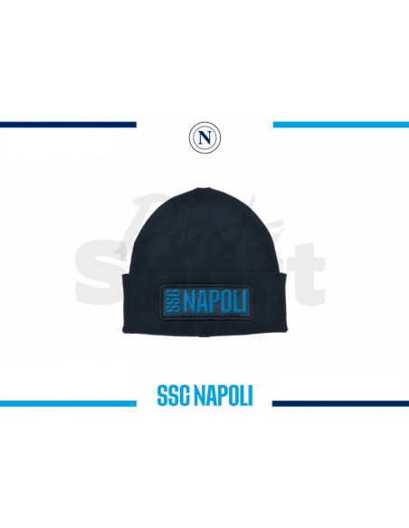 CAPPELLO SKIPPER MAGLIA PATCH PELLE RICAMATO SSCN NAPOLI