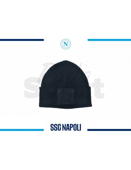 CAPPELLO SKIPPER MAGLIA LISCIA PATCH PELLE RICAMATO SSC NAPOLI