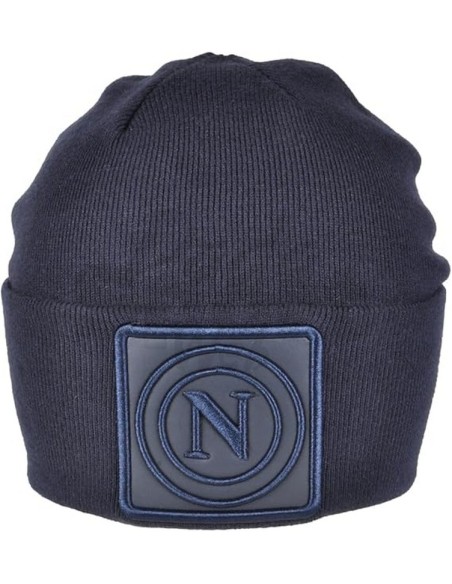 CAPPELLO SKIPPER MAGLIA LISCIA PATCH PELLE RICAMATO SSC NAPOLI