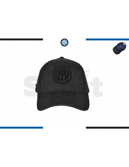 CAPPELLO BASEBALL MAGLIA RICAMO NERO INTER