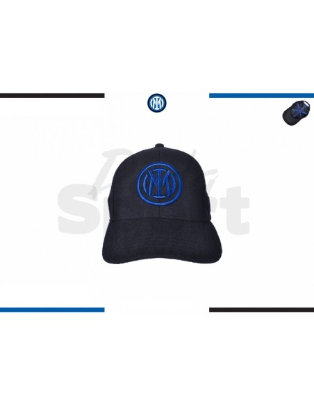 CAPPELLO BASEBALL FELTRO RICAMO INTER