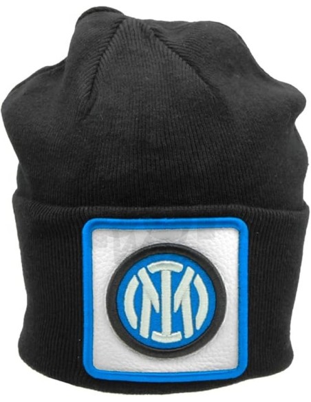 CAPPELLO SKIPPER MAGLIA LISCIA PATCH PELLE RICAMATO INTER