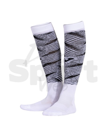 JOMA CALZA LIGA BIANCO NERO