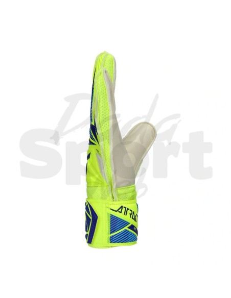 Guanti Reusch Attrakt Solid da Bambino Yellow/Sharp Blue