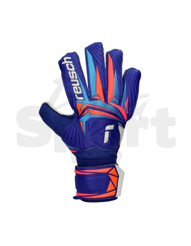 Reusch Guanti Attrakt Solid Blu/White/Shock Orange