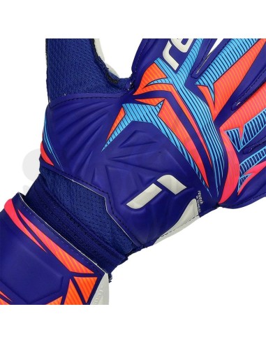 Reusch Guanti Attrakt Solid Blu/White/Shock Orange