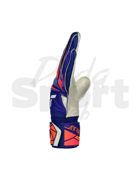 Reusch Guanti Attrakt Solid Blu/White/Shock Orange