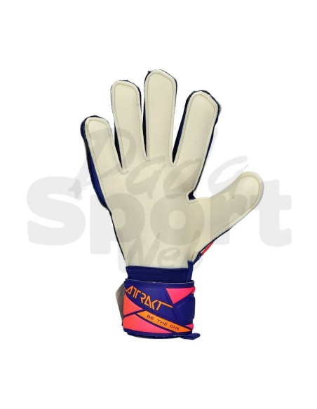 Reusch Guanti Attrakt Solid Blu/White/Shock Orange