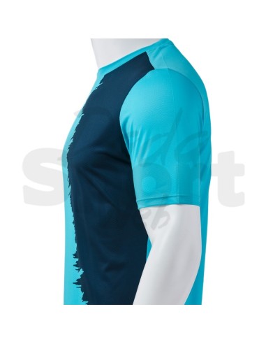 JOMA MAGLIA MANICA CORTA PICASHO TURCHESE FLUO BLU