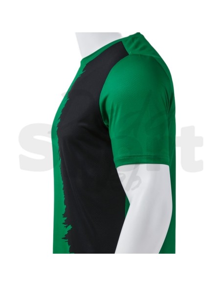 JOMA MAGLIA MANICA CORTA PICASHO VERDE NERO