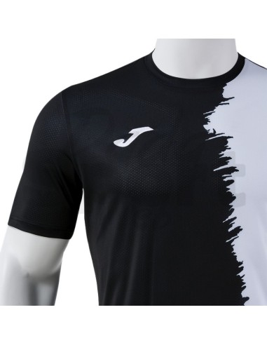 JOMA MAGLIA MANICA CORTA PICASHO NERO BIANCO