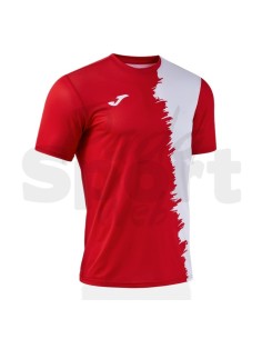 JOMA MAGLIA MANICA CORTA PICASHO ROSSO BIANCO 2