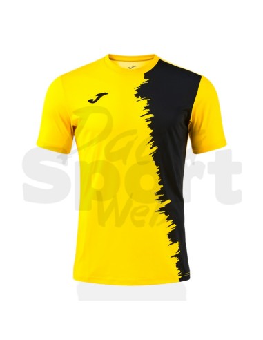 JOMA MAGLIA MANICA CORTA PICASHO GIALLO NERO