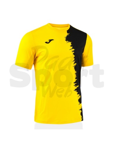 JOMA MAGLIA MANICA CORTA PICASHO GIALLO NERO