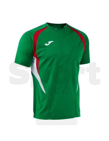 JOMA MAGLIA MANICA CORTA CHAMPIONSHIP 20 VERDE ROSSO