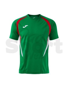 JOMA MAGLIA MANICA CORTA CHAMPIONSHIP 20 VERDE ROSSO 2
