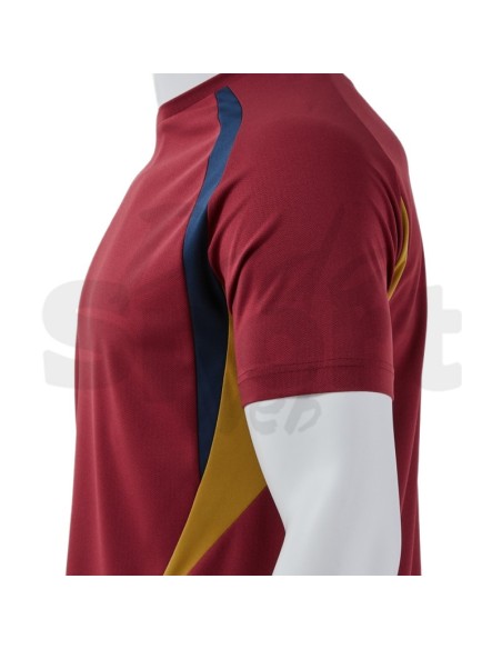 JOMA MAGLIA MANICA CORTA CHAMPIONSHIP 20 GRANATA BLU