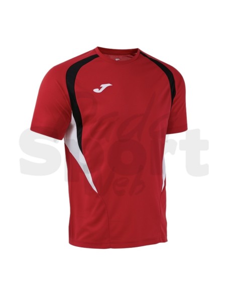JOMA MAGLIA MANICA CORTA CHAMPIONSHIP 20 ROSSO NERO