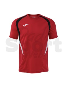 JOMA MAGLIA MANICA CORTA CHAMPIONSHIP 20 ROSSO NERO 2