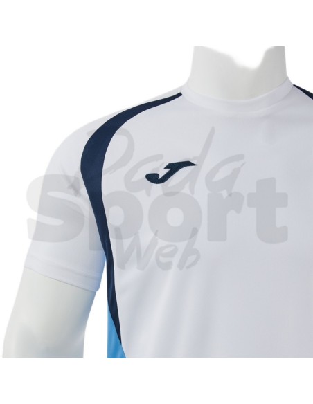 JOMA MAGLIA MANICA CORTA CHAMPIONSHIP 20 BIANCO CELESTE