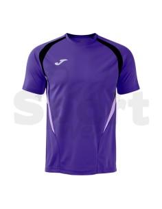 JOMA MAGLIA MANICA CORTA CHAMPIONSHIP 20 VIOLA NERO