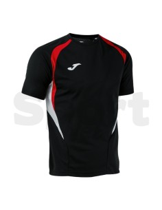 JOMA MAGLIA MANICA CORTA CHAMPIONSHIP 20 NERO ROSSO