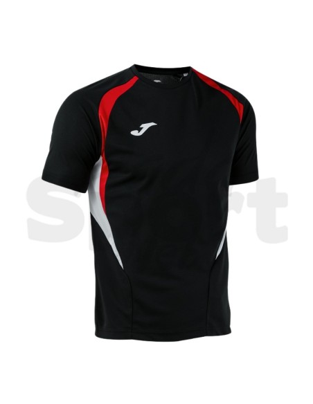 JOMA MAGLIA MANICA CORTA CHAMPIONSHIP 20 NERO ROSSO
