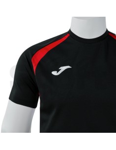 JOMA MAGLIA MANICA CORTA CHAMPIONSHIP 20 NERO ROSSO 2