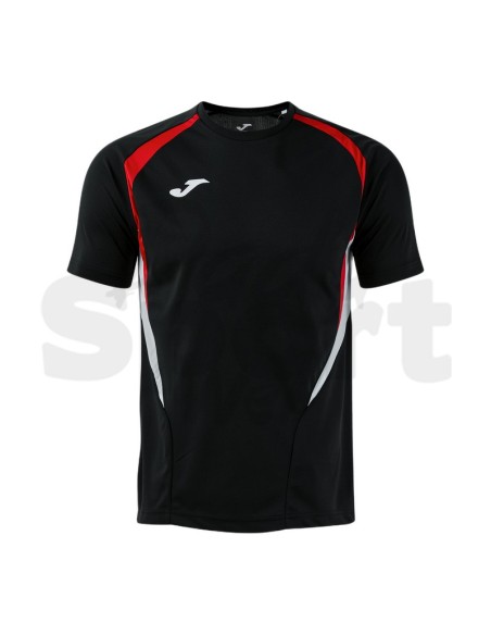JOMA MAGLIA MANICA CORTA CHAMPIONSHIP 20 NERO ROSSO