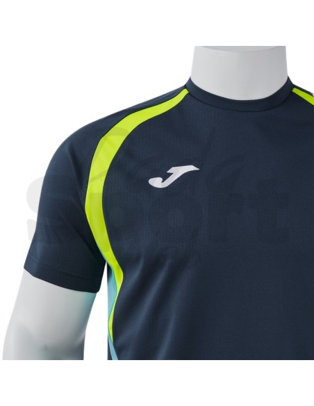 JOMA MAGLIA MANICA CORTA CHAMPIONSHIP 20 BLU GIALLO