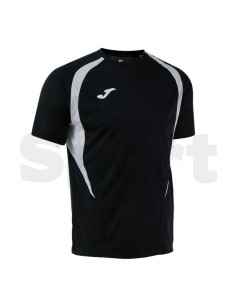 JOMA MAGLIA MANICA CORTA CHAMPIONSHIP 20 NERO BIANCO