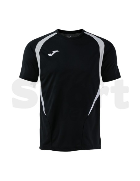 JOMA MAGLIA MANICA CORTA CHAMPIONSHIP 20 NERO BIANCO
