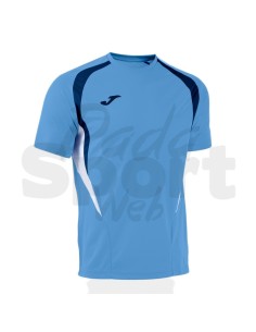 JOMA MAGLIA MANICA CORTA CHAMPIONSHIP 20 CELESTE BLU