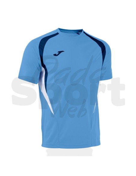 JOMA MAGLIA MANICA CORTA CHAMPIONSHIP 20 CELESTE BLU