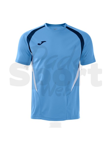 JOMA MAGLIA MANICA CORTA CHAMPIONSHIP 20 CELESTE BLU