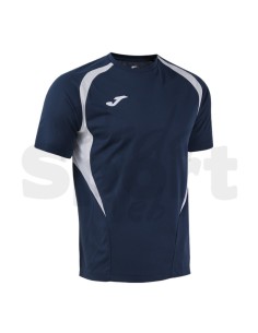 JOMA MAGLIA MANICA CORTA CHAMPIONSHIP 20 BLU BIANCO
