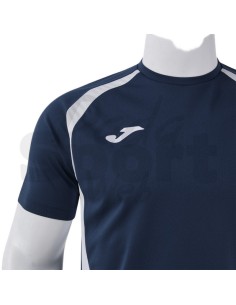 JOMA MAGLIA MANICA CORTA CHAMPIONSHIP 20 BLU BIANCO 2