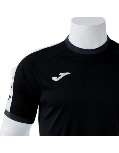 JOMA MAGLIA MANICA CORTA HEROIC NERO ANTRACITE
