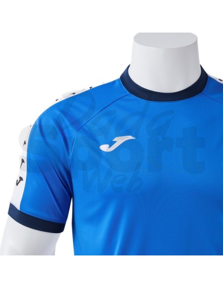 JOMA MAGLIA MANICA CORTA HEROIC AZZURRO BLU