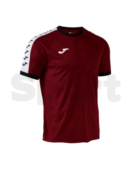 JOMA MAGLIA MANICA CORTA HEROIC GRANATA NERO