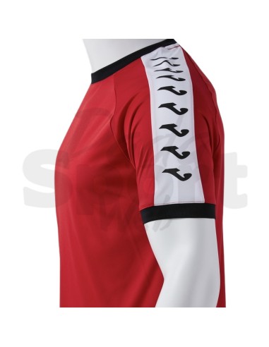 JOMA MAGLIA MANICA CORTA HEROIC ROSSO NERO